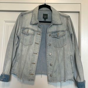 Wild Fable Distressed Light Denim Jacket